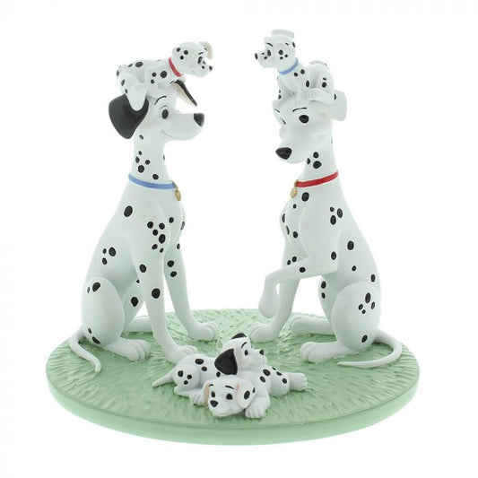 Figurine - 101 Dalmatians - One Happy Family