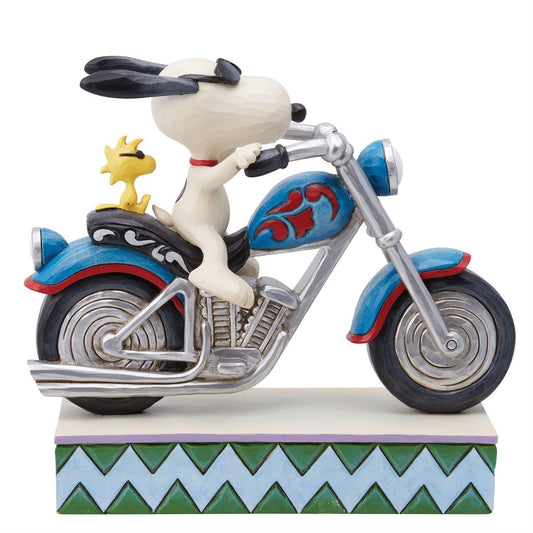 Snoopy - Motorcycle - JS