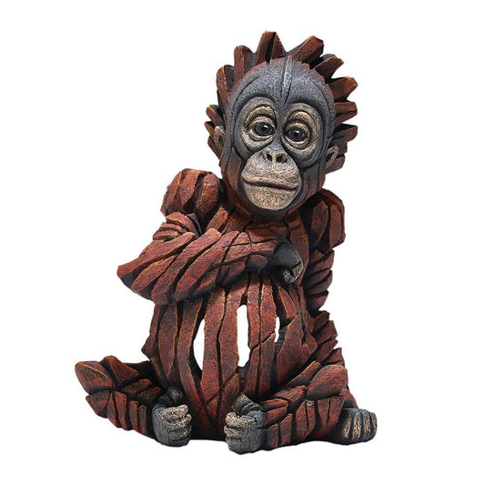 Orangutan Baby - Sculpture (marble/stone)