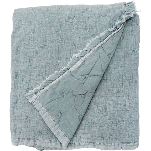 Bedspread (Large) - Washed Blue