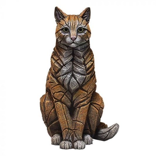 Ginger Cat - Sculpture (marble/stone)