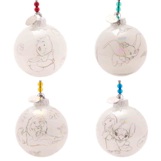 Christmas Baubles - Classic Characters (Set of 4)