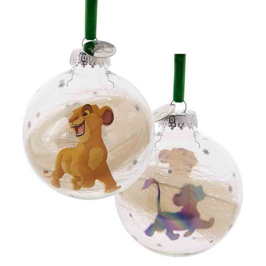 Glass Bauble - Christmas - Simba