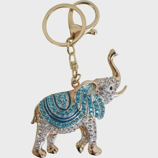 Keyring - Elephant Aqua