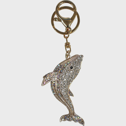 Keyring - Whale (Silver)