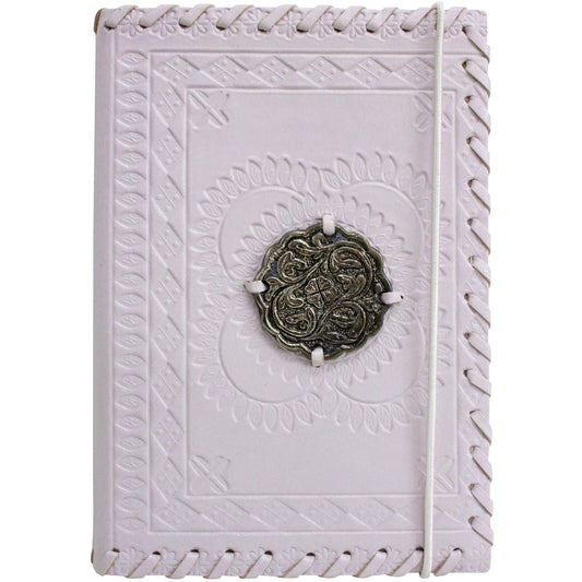 Notebook - Leather - Lilac Medal