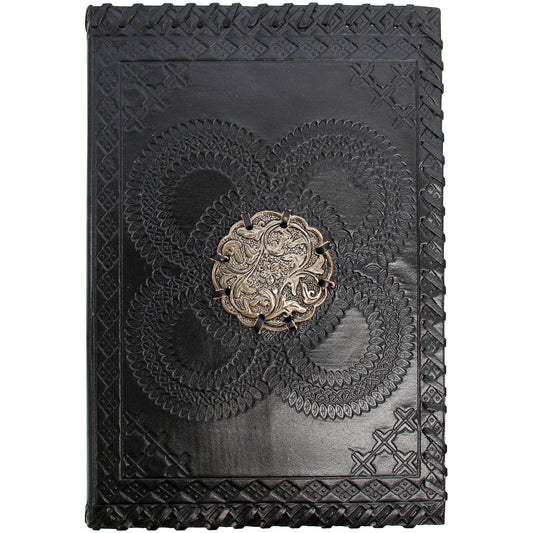 Notebook - Leather - Black Medal (large)