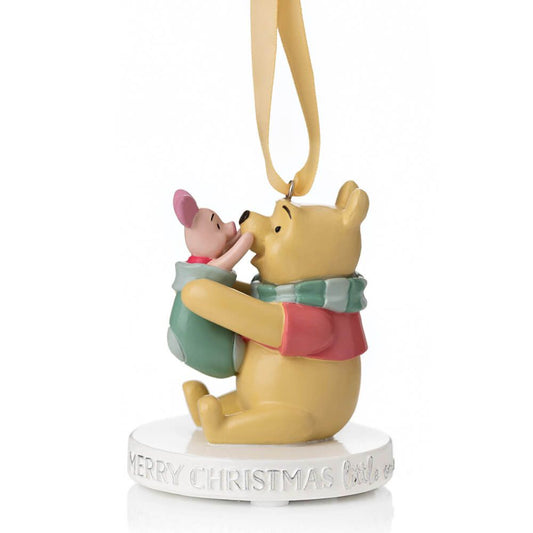 Hanging Christmas Ornament - Pooh and Piglet