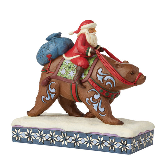 Santa - Riding Bear - JS