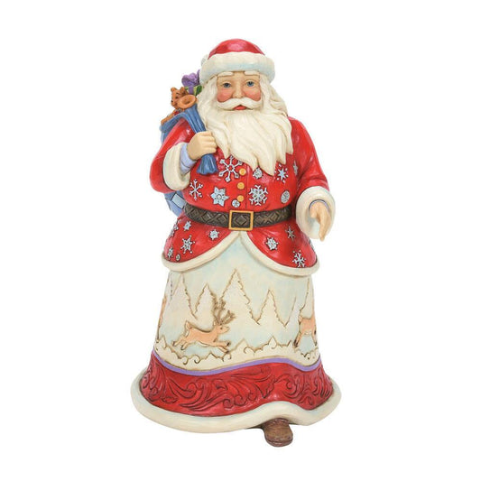 Santa - Toy Bag on Shoulder - JS