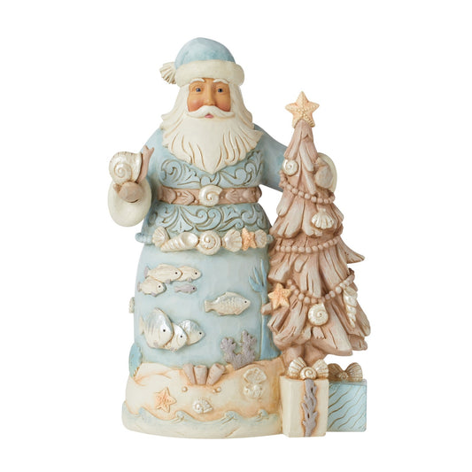 Santa with Driftwood Tree - JS