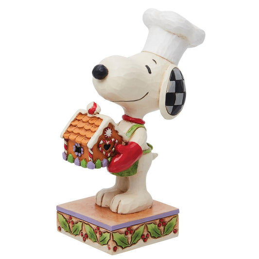 Snoopy with Gingerbread House - JS