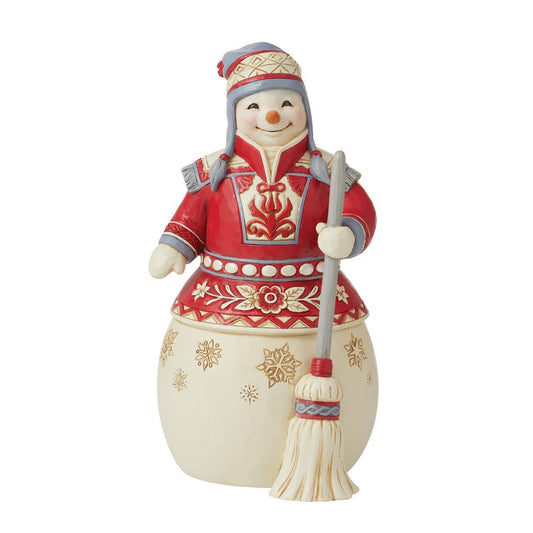 Snowman with Broom - JS