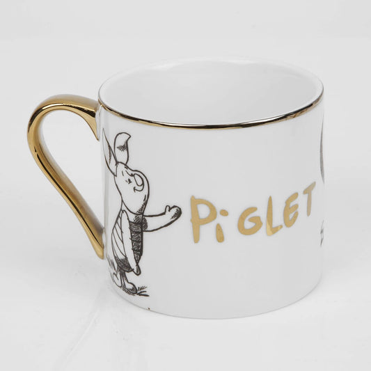 Gold Disney Collectible Mug - Piglet